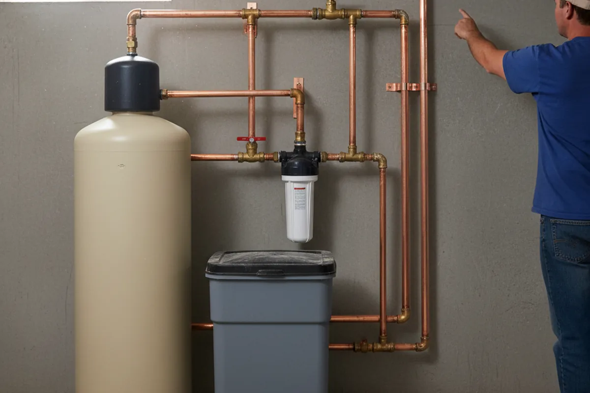 Whole-house water treatment system installed in Roslyn Heights